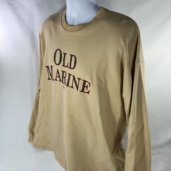 VINTAGE OLD MARINE SWEATSHIRT ADULT XL PULLOVER LONG SLEEVE Y2K EARLY 2000s - Picture 4 of 12